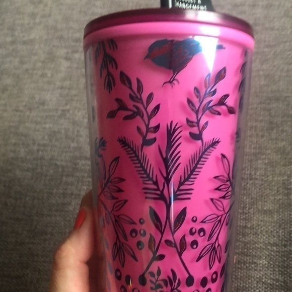 STARBUCKS 2022 Holiday Woodland Lace Berry Corsage Color Change Tumbler Venti - Picture 7 of 11